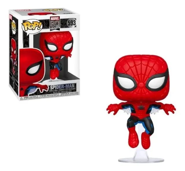 Funko Pop Homem Aranha First Appearance 593 Marvel 80 Years - Foto 3