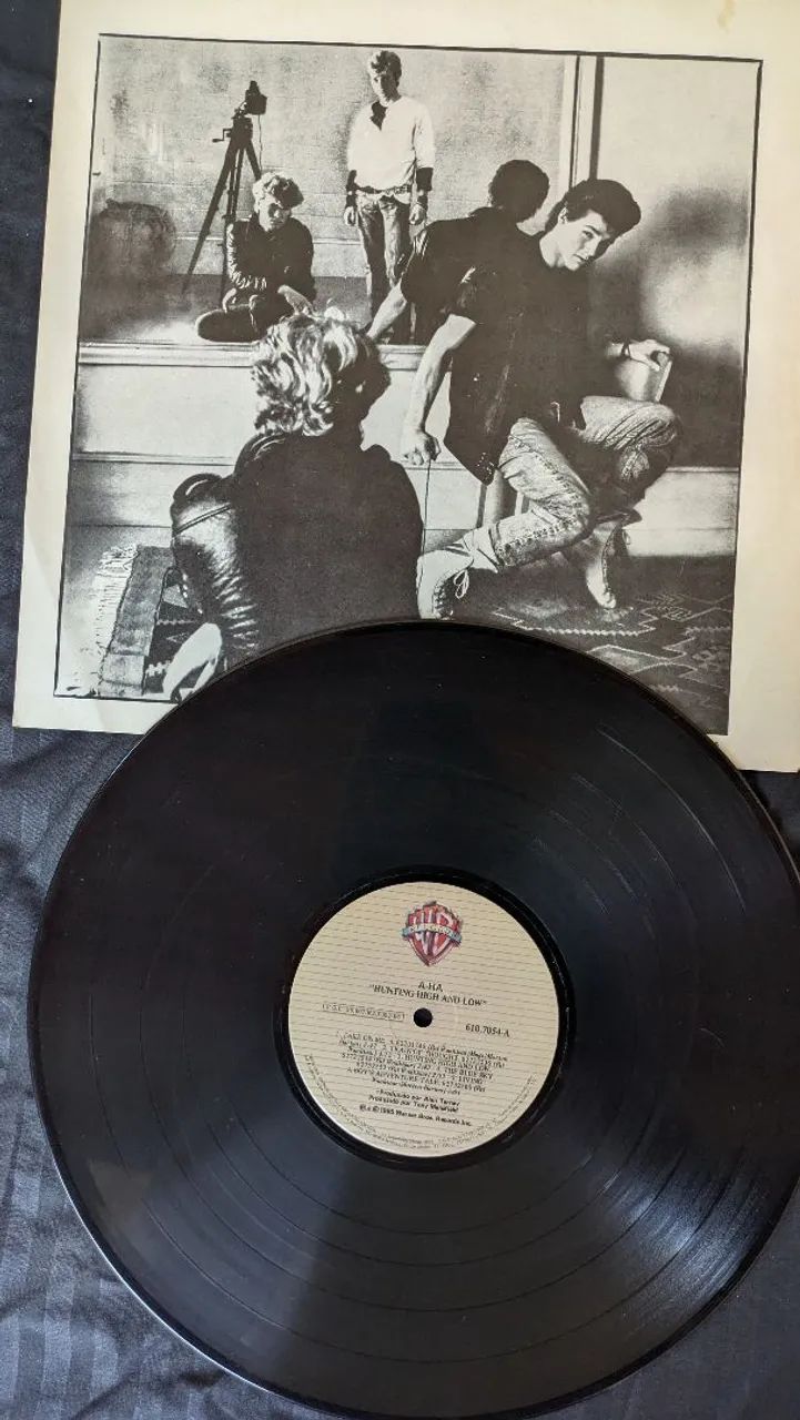 Vinil A-ha Hunting High and Low - Foto 4