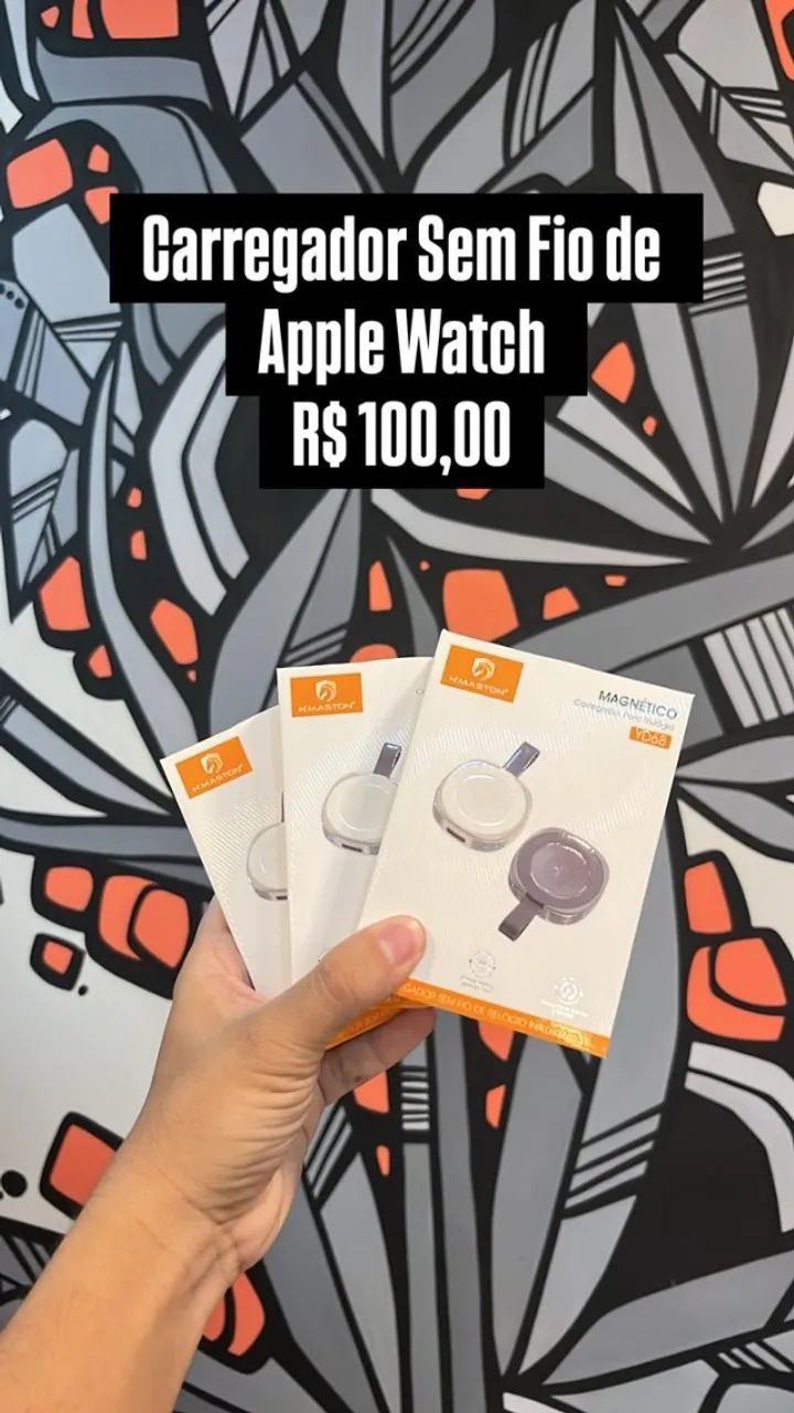 Carregador sem Fio para Apple Watch - Loja Fisica