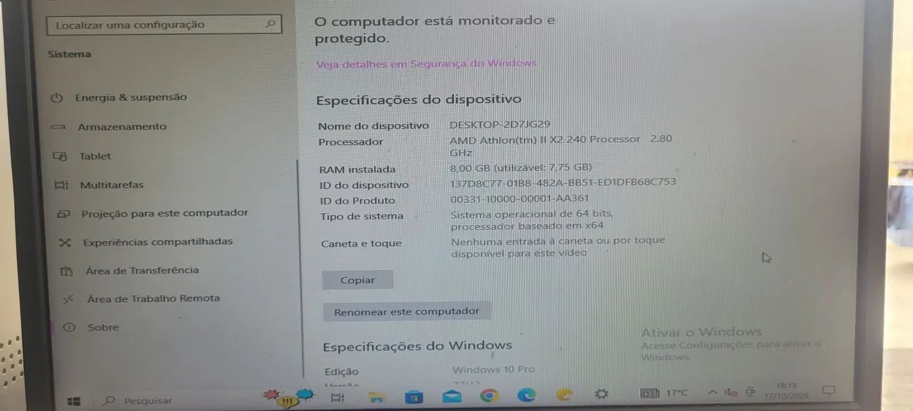 VENDO PC DESKTOP COMPUTADOR PARA ESCRITÓRIO  - Foto 3