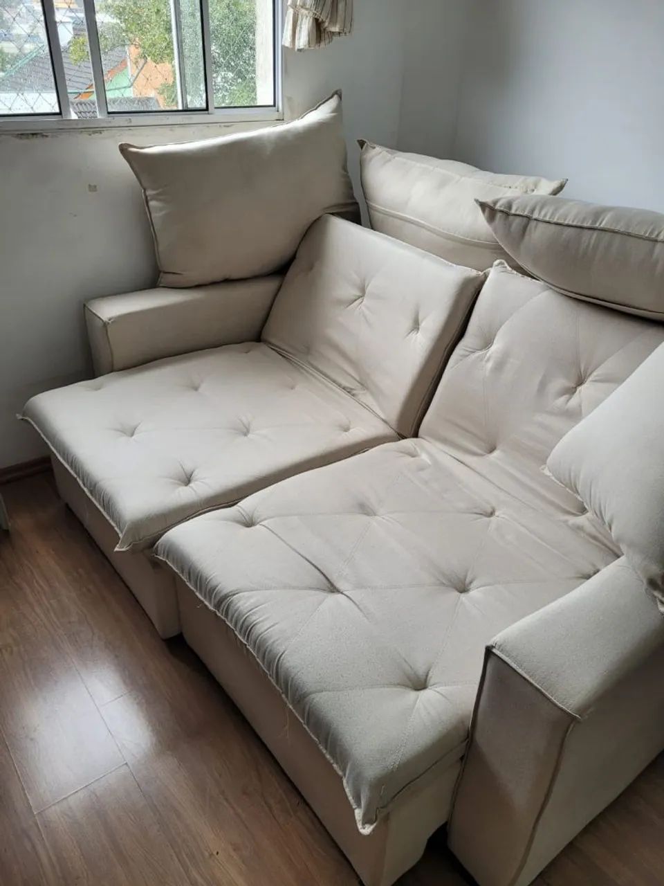 Sofá Retrátil e Reclinável 1,90m | Higienizado Recentemente - Foto 3