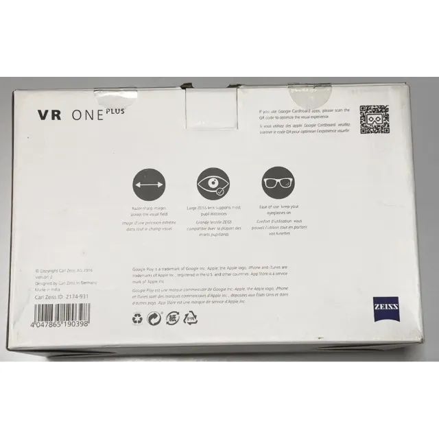 Óculos De Realidade Virtual Zeiss Vr One Plus - Foto 4