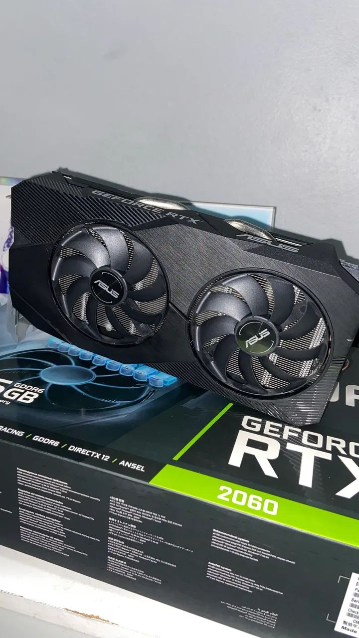 Rtx 2060 Asus dual evo 6gb - Placas de Vídeo - Lagoa Redonda