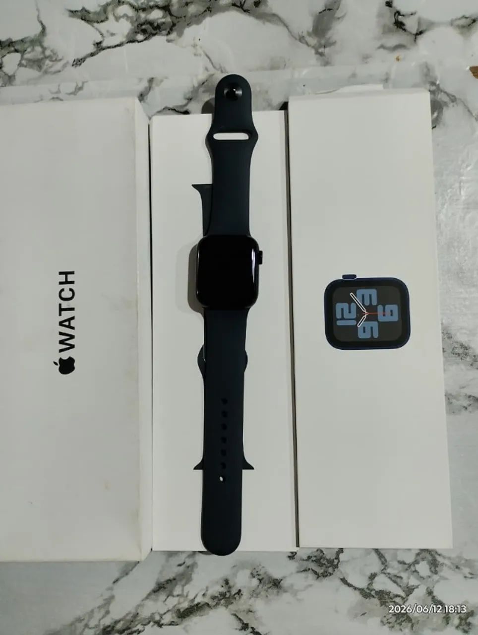 Apple Watch Se 2 Geração 44mm Gps Midnight Sportband M/lApple
