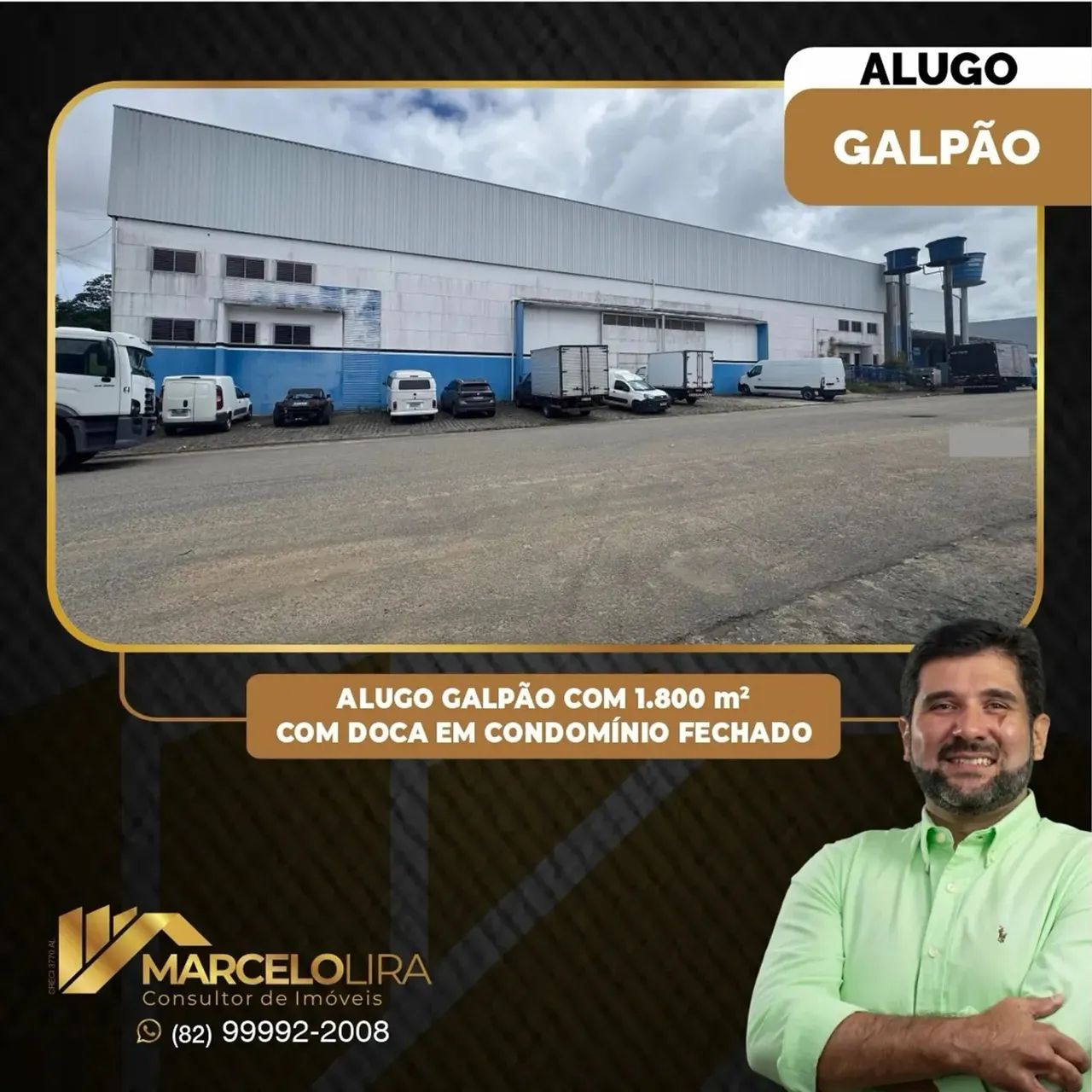 ALUGO GALPÃO LOGÍSTICO COM 1.800 m²