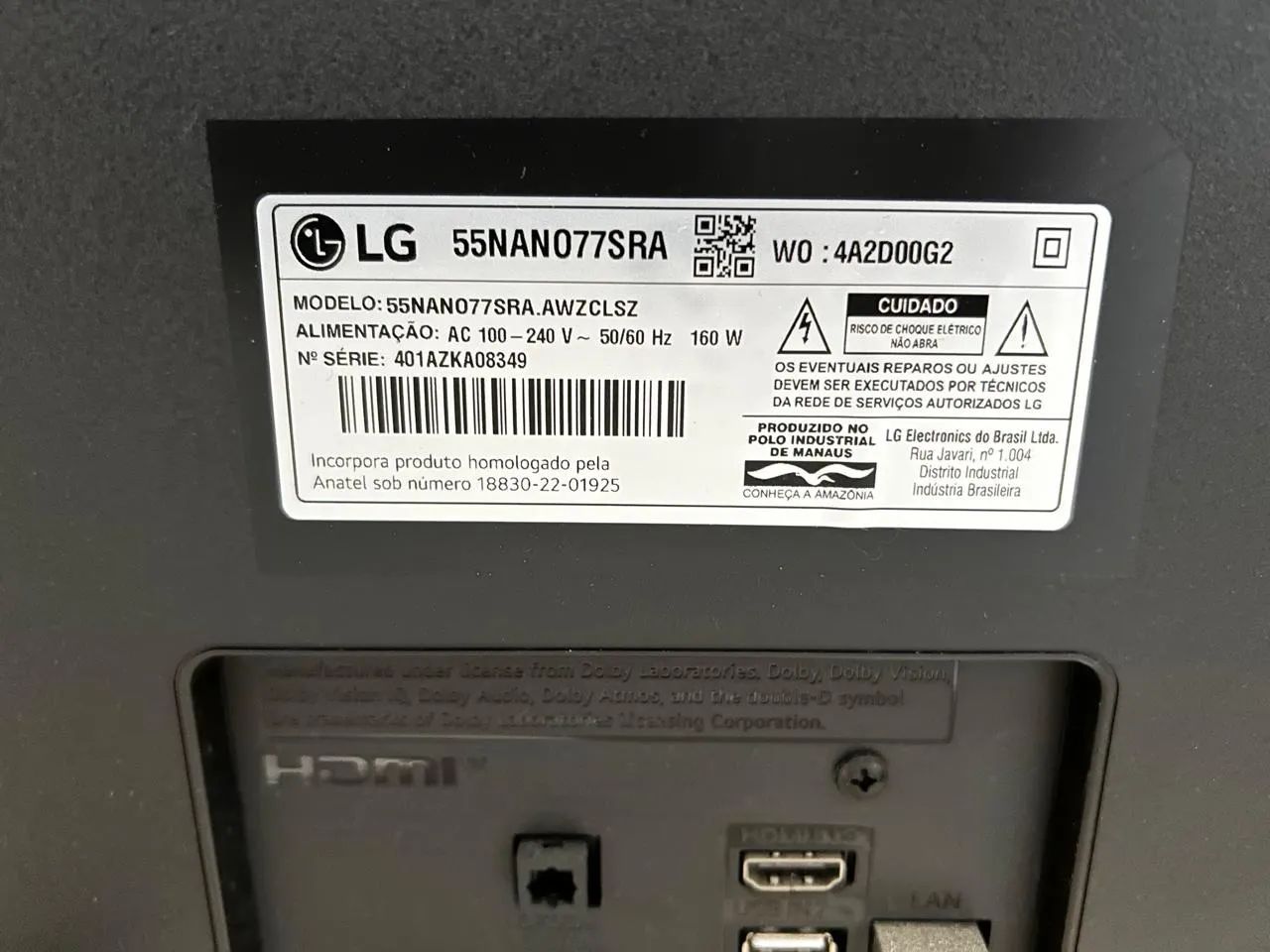 tv lg nanocell 55 polegadas 55nano77sra - Foto 3