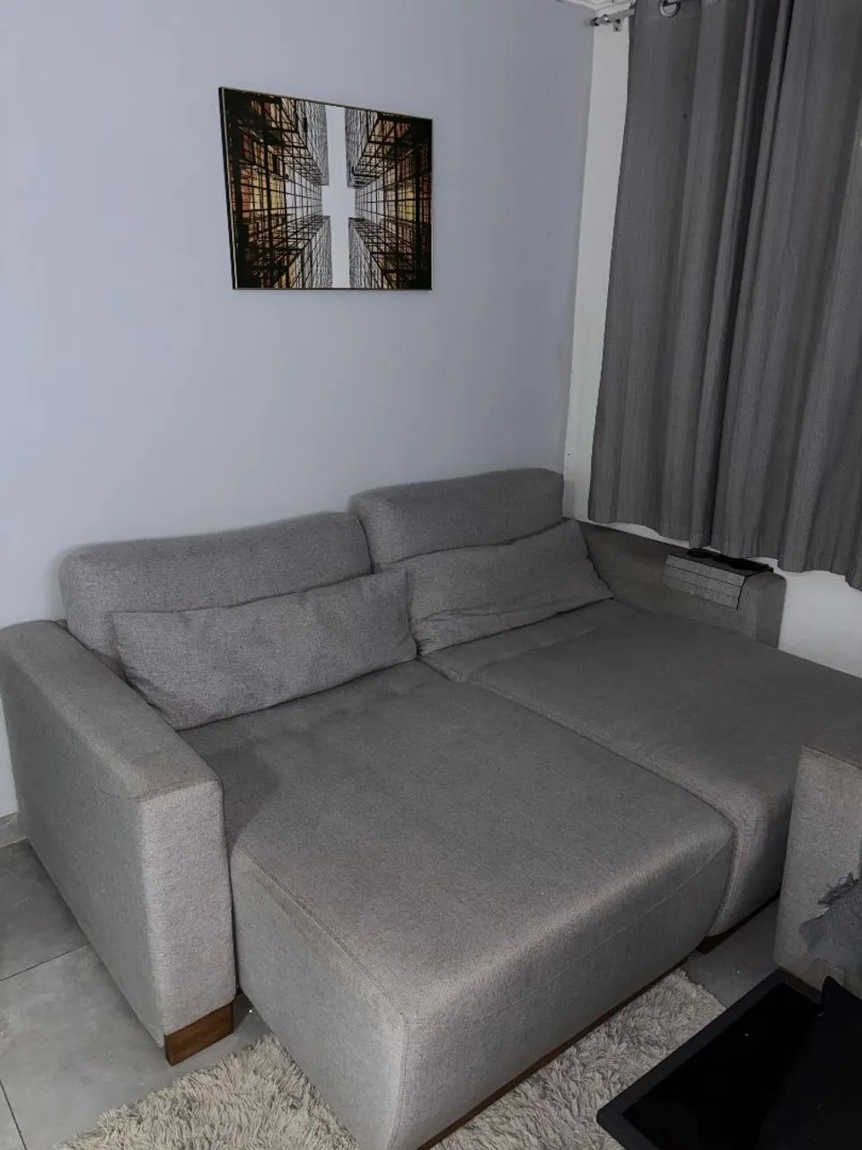 OPORTUNIDADE!!! Sofá confortável, Vendo junto ou separado, módulo duplo e individual.