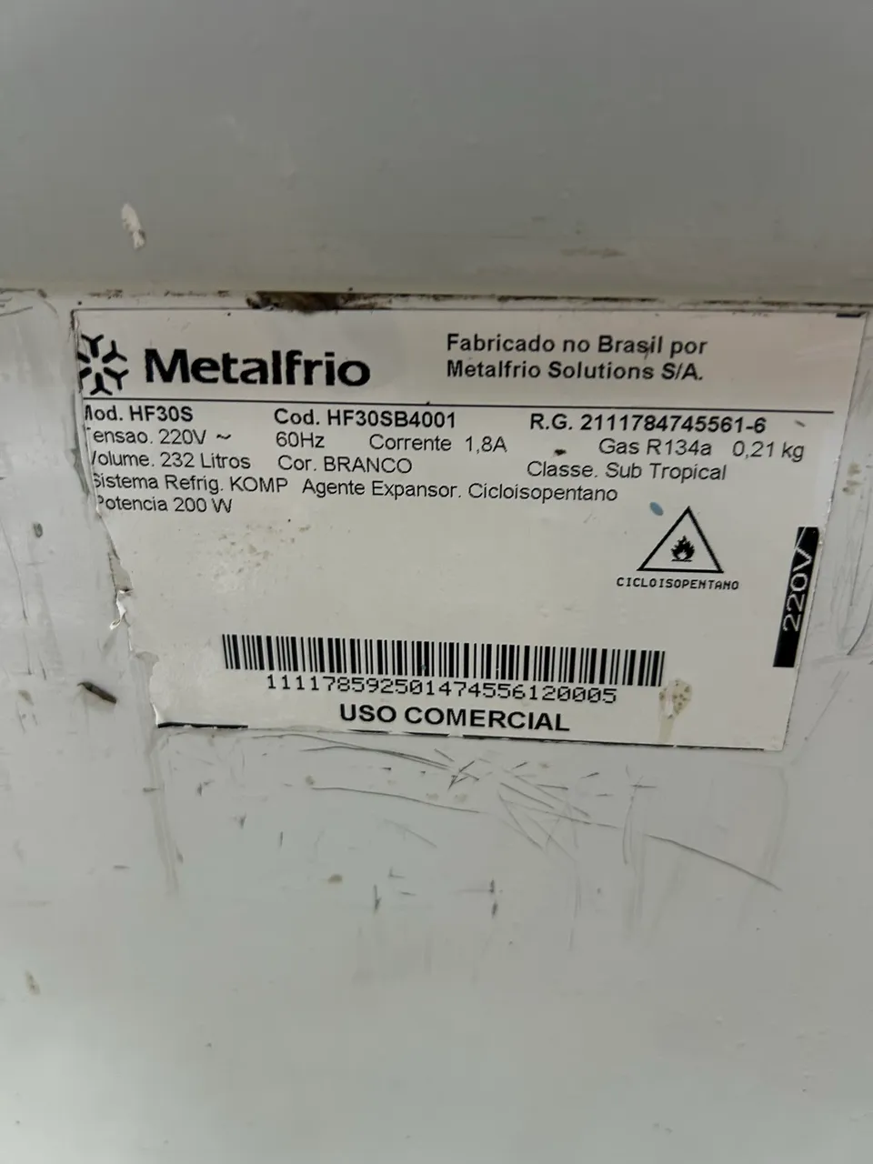 Vendo frizer dupla porta - Geladeiras e Freezers - Guará II