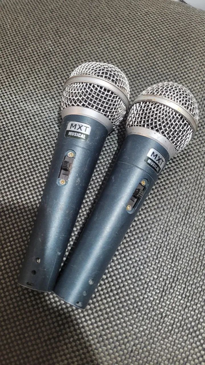 Microfones MXT M58 (ÚNICO DONO)