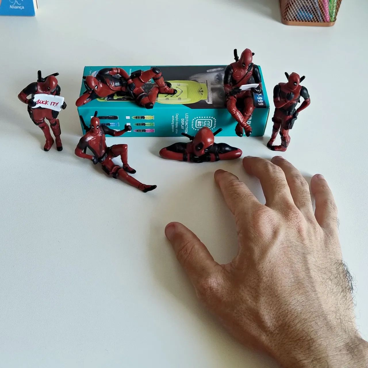 Deadpool Action Figures para decorações divertidas - Foto 4