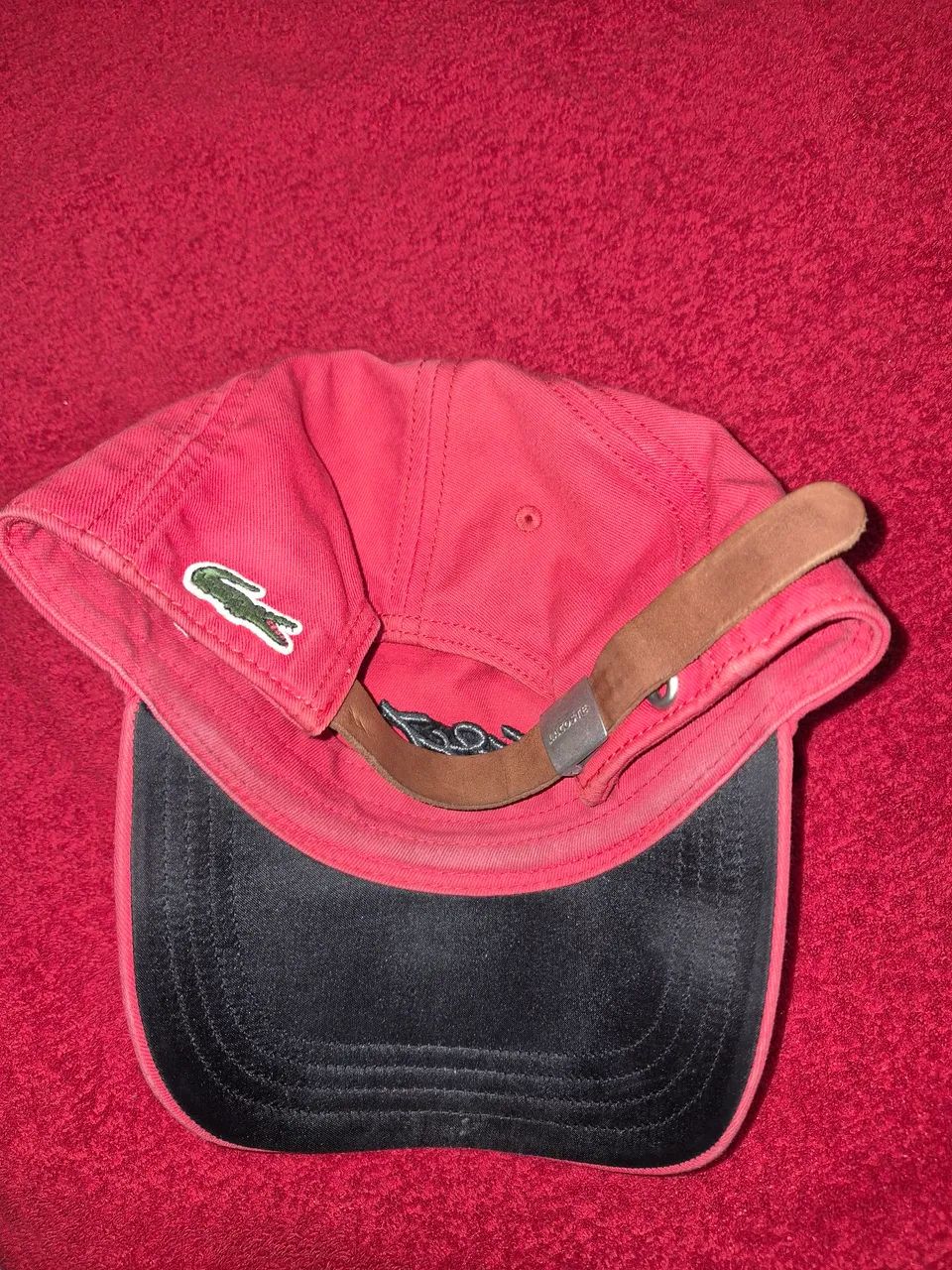 Bone lacoste original vermelho - Foto 4