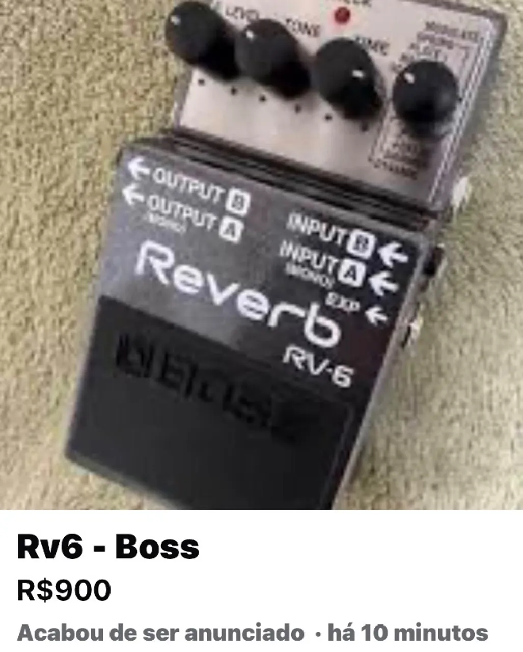 BOSS RV-3 Digital Reverb/ Delay Vintage 1994 - Pink Label - Made