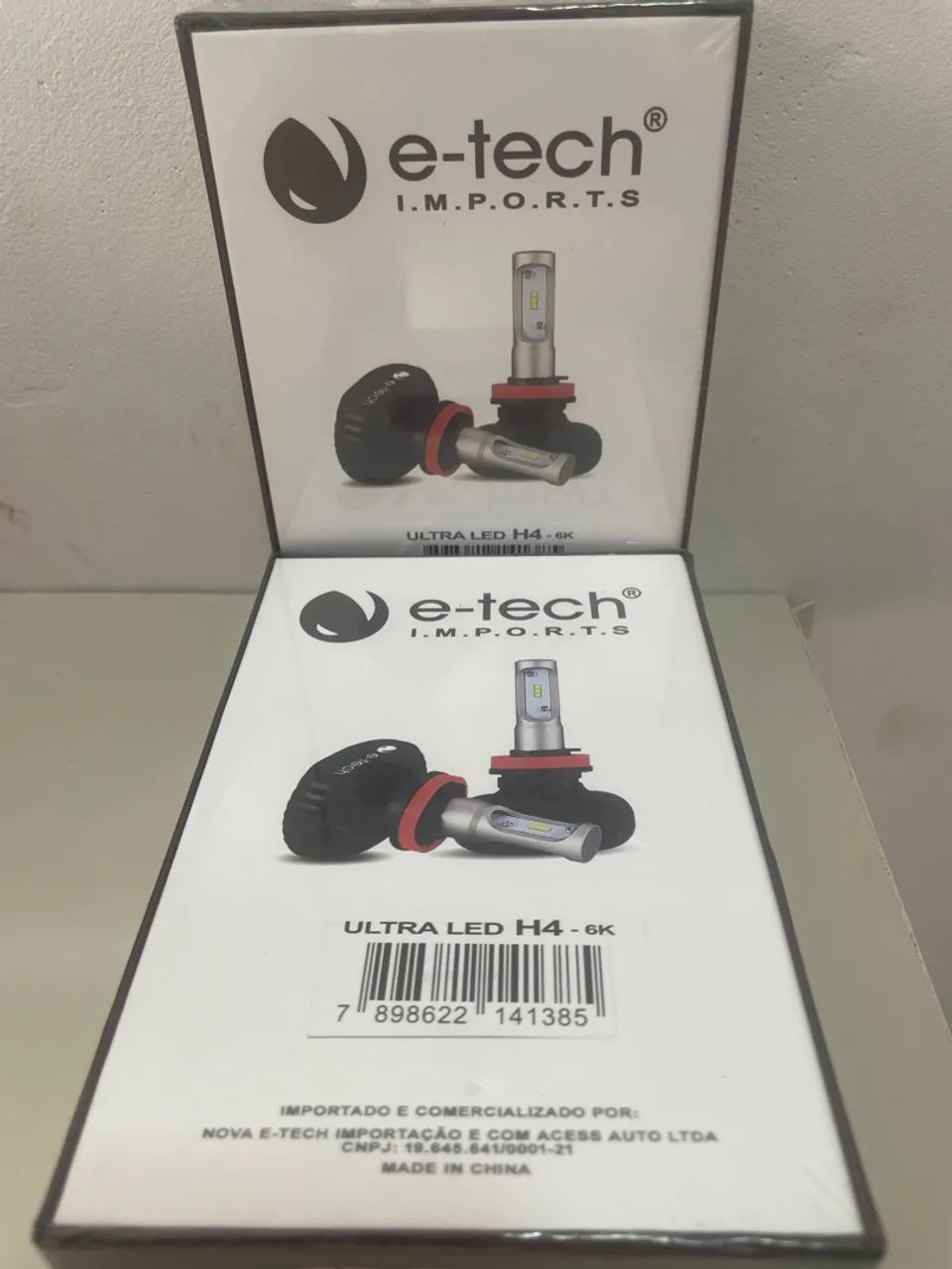 Lâmpada ultra led H4 6000k. e-tech - Foto 2