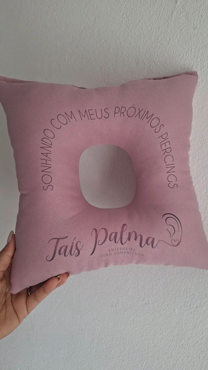 Almofada travesseiro com espaço central p12