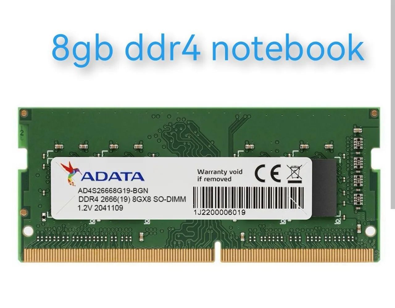 ADATA DDR4-2666 8GB×2枚 16GB Memória Adata 8GB, 2666Mhz | KaBuM!