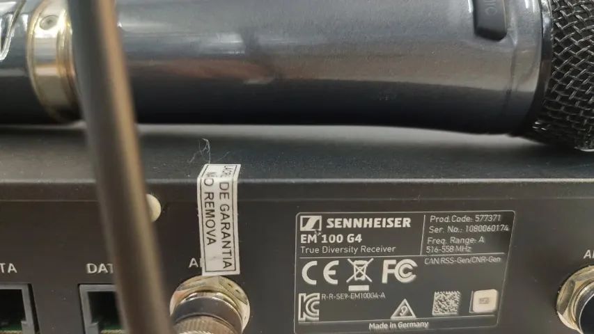 MICROFONE SEM FIO MARCA : SENNHEISER pouco uso MODELO : EW g4 - Foto 5