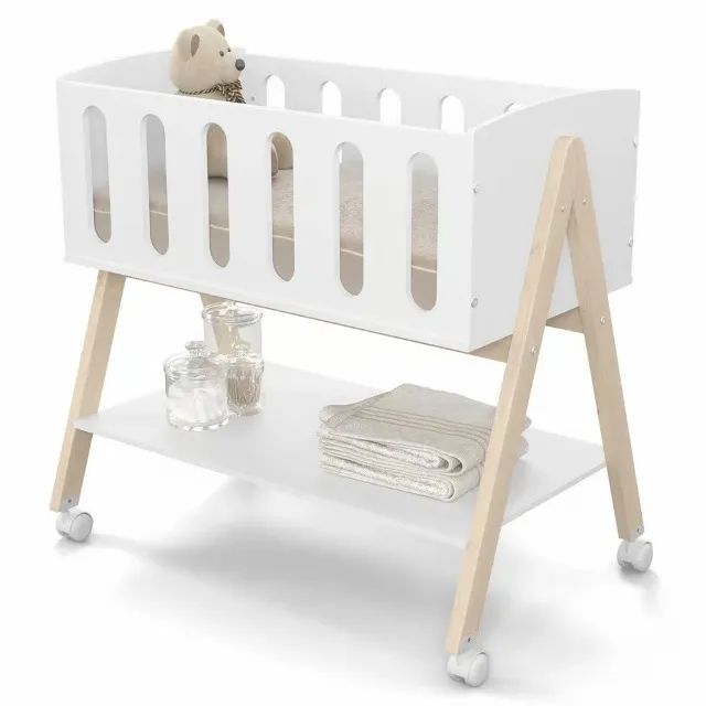 Mini Berço para bebê Branco - Foto 3