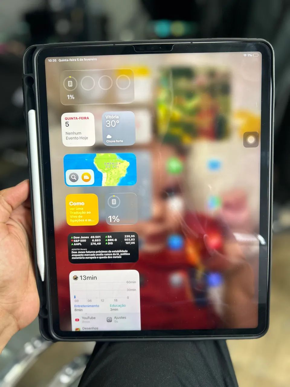 iPad Pro 12.9( 5 geração)256gb, 2022.