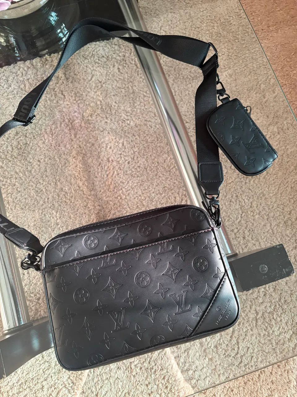 Bag de ombro Louis Vuitton + porta moedas