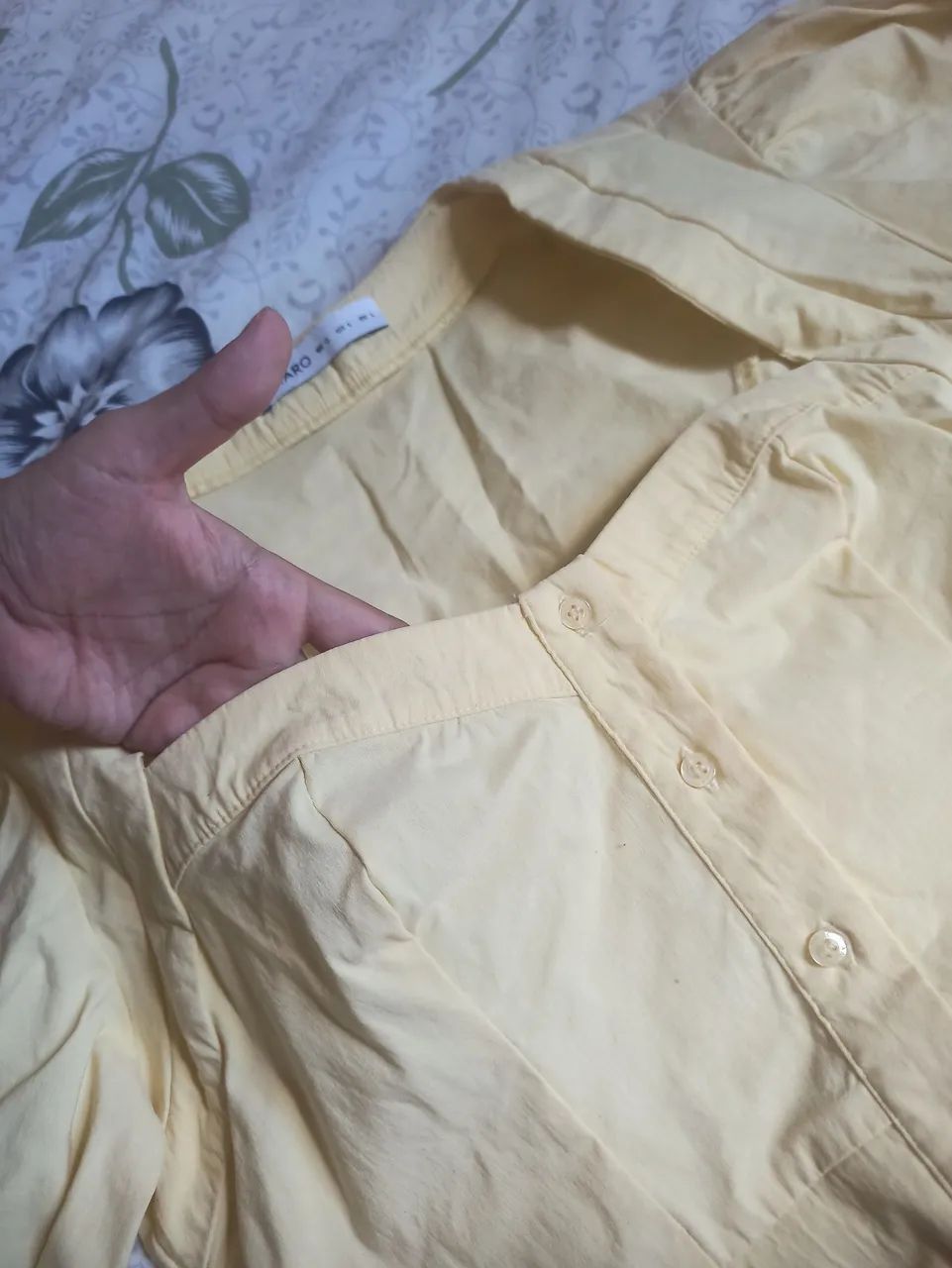 Desapego blusa feminina amarela  - Foto 4