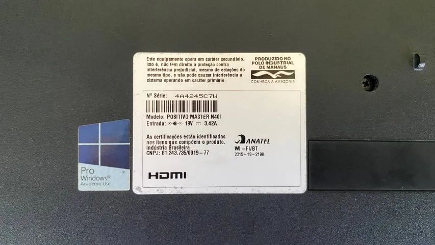 Notebook Positivo 14" Intel Celeron 4GB RAM HD 500GB Windows 10 - Foto 4