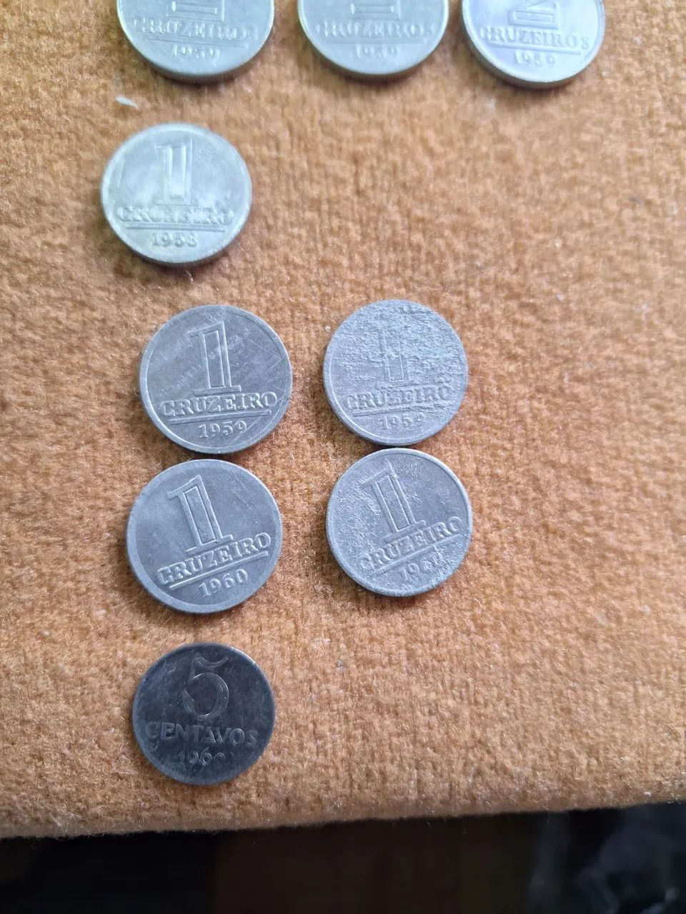 Moedas antigas anos 50 - Foto 3