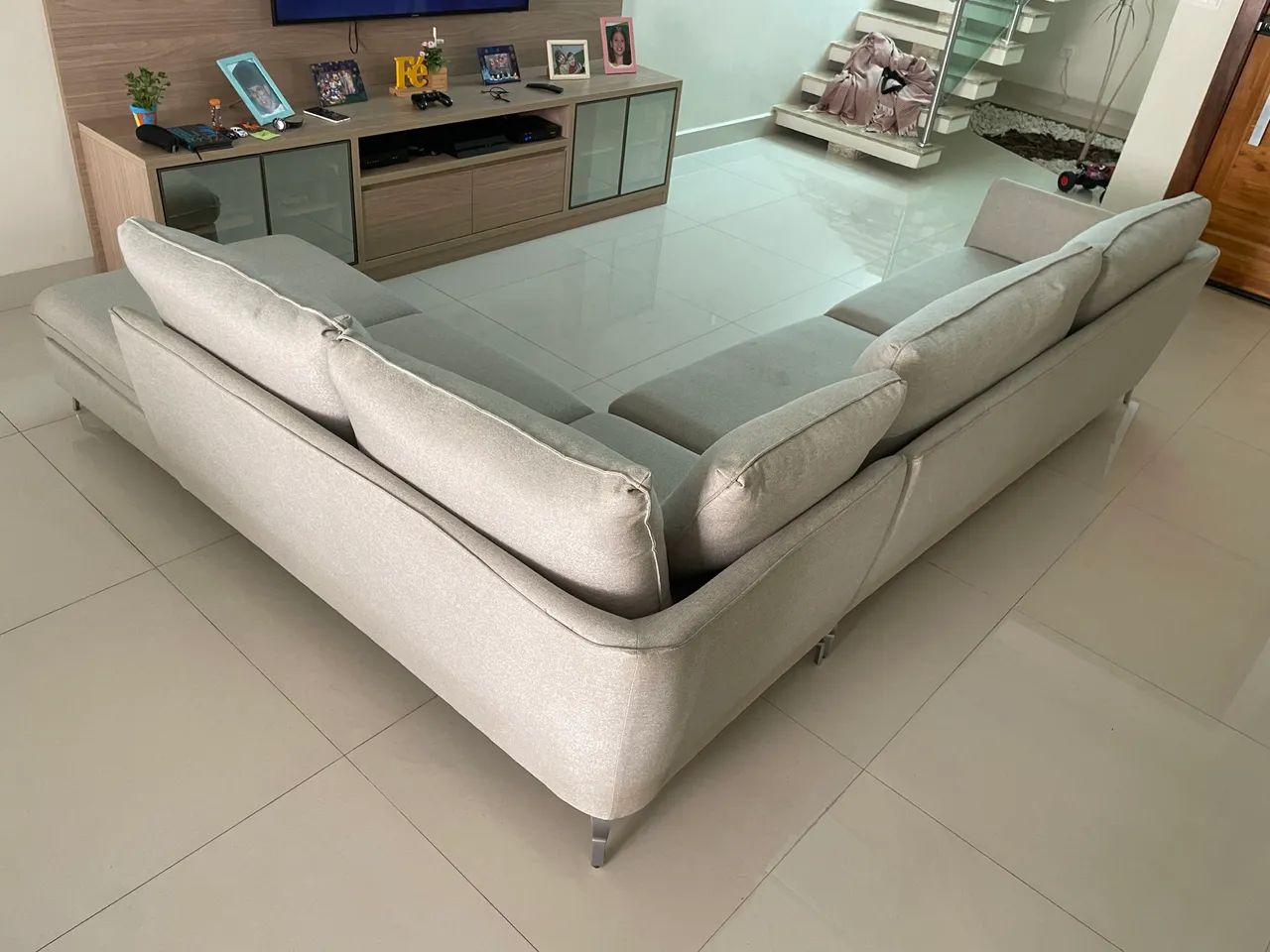 Sofá de canto com divã 5 lugares - Foto 2