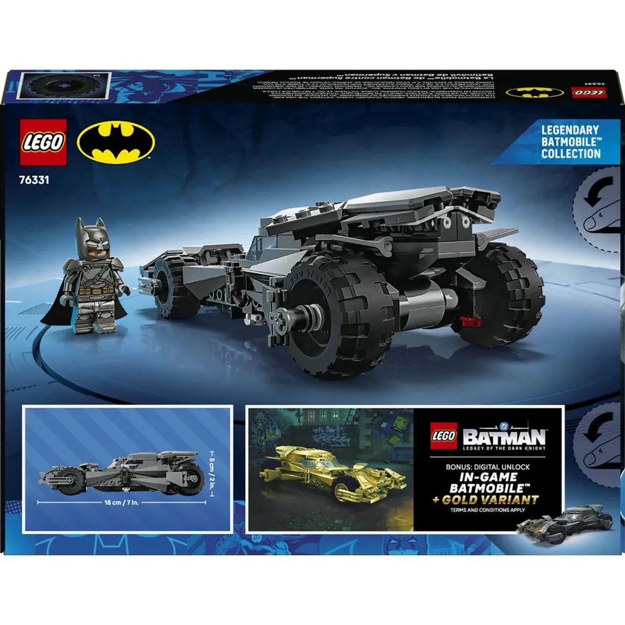 Lego Batman vs Superman Batmobile 20th Anniversary Batmóvel LACRADO - Foto 3