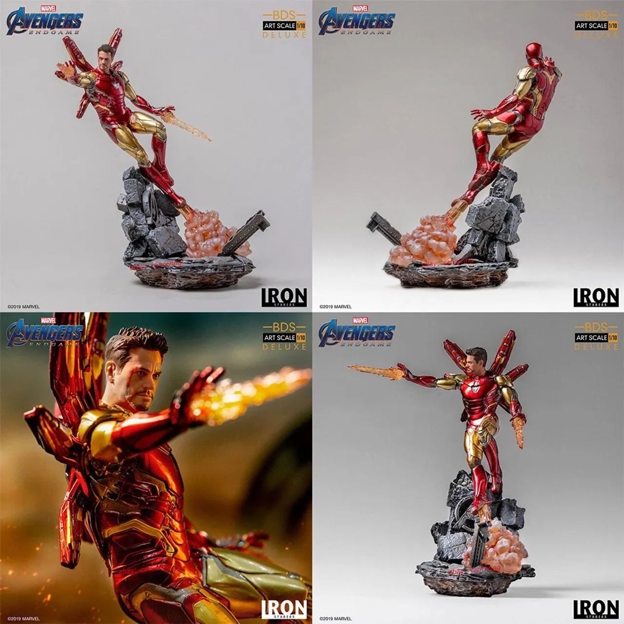 Estátua Iron Man Mark 85 - Iron Studios BDS Art Scale 1/10 Deluxe (Avengers Endgame) - Foto 2