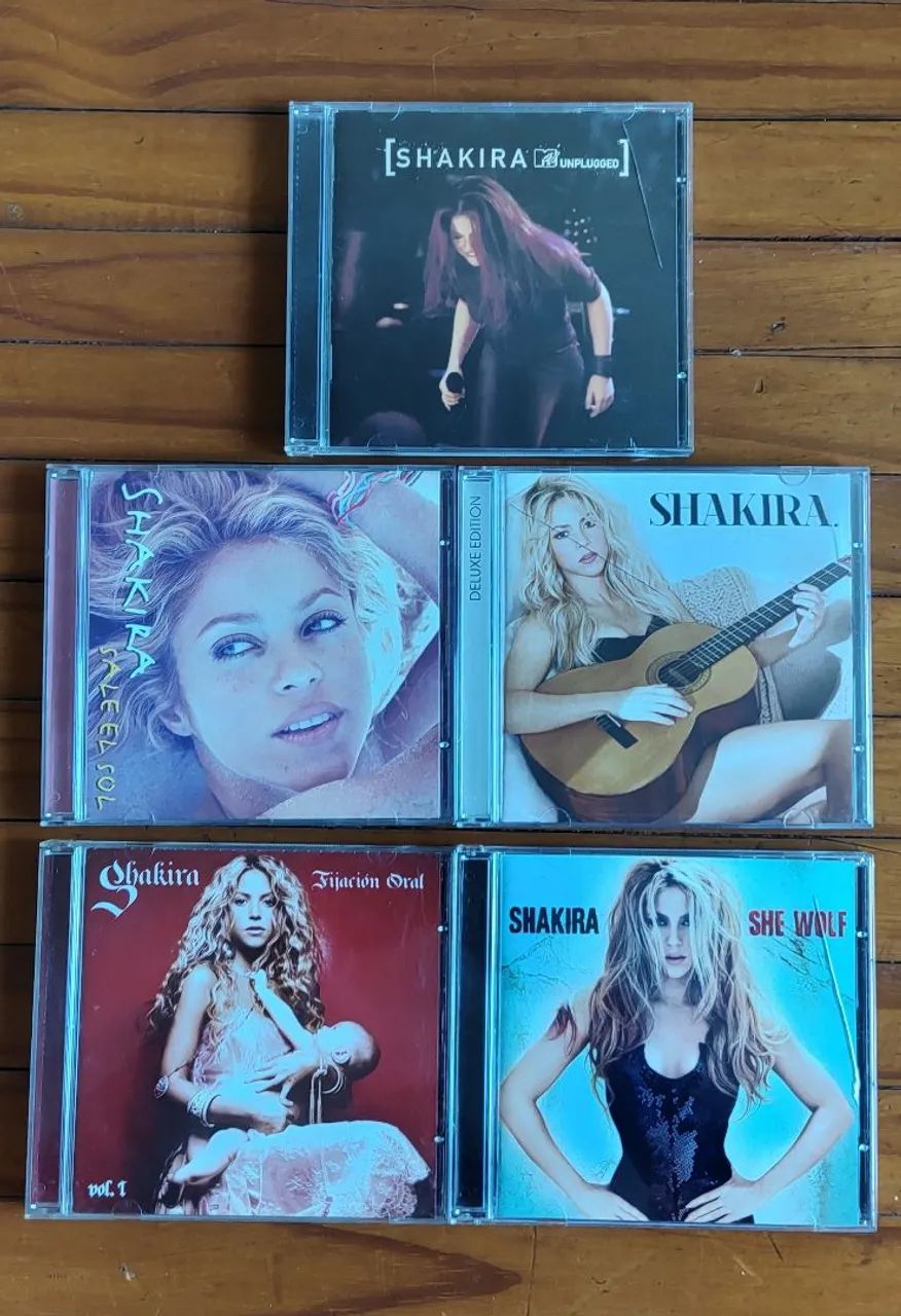 Lote 5 Cds Shakira Originais - CDs, DVDs etc - Vila Santa Rosa