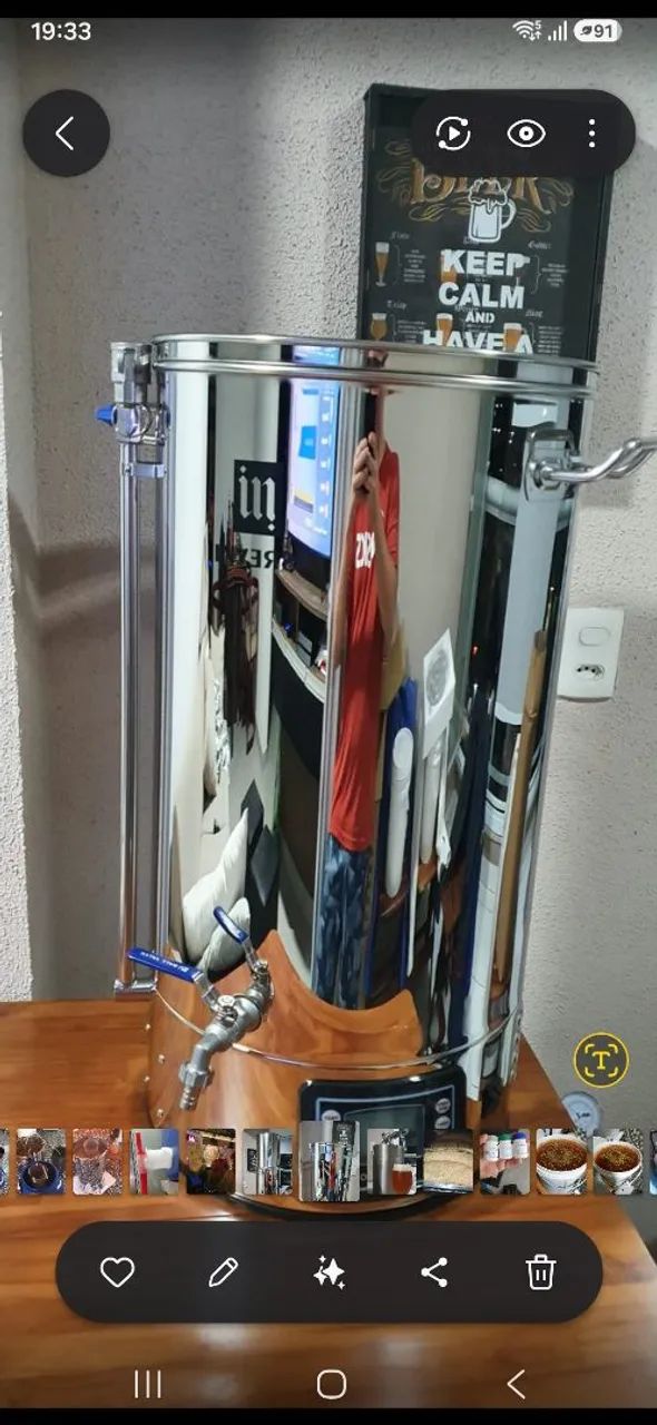 Panela para cervejeiro
