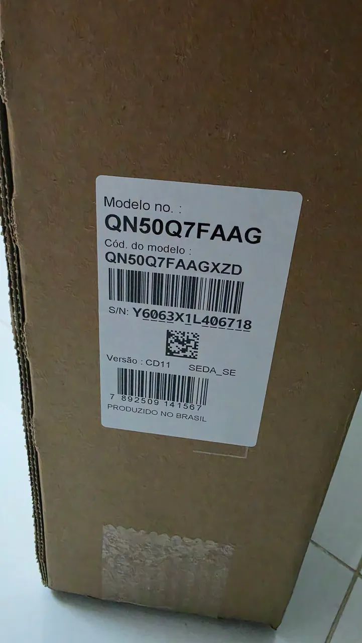 VENDO TV SAMSUNG QLED 50 POLEGADAS SMART 4K  ZERADA COM NOTA FISCAL E 1 ANO DE GARANTIA - Foto 4