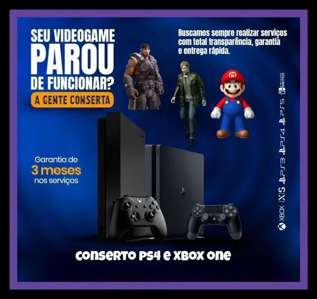 Conserto PlayStation 4 