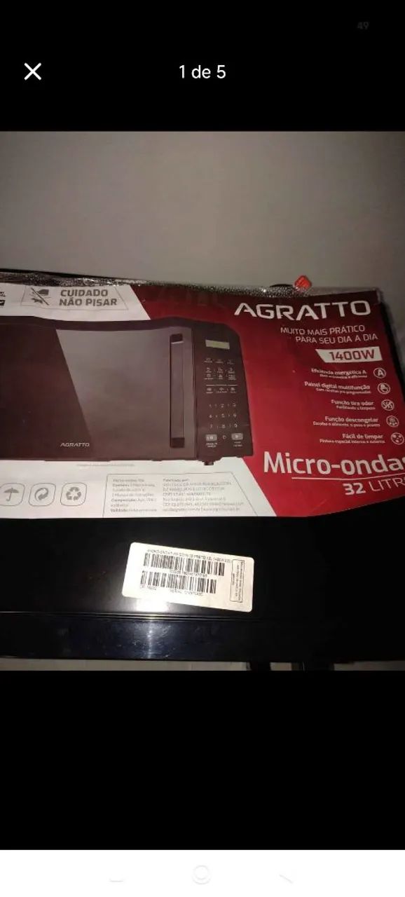 MICROONDAS AGRAATO 32 LITROS 