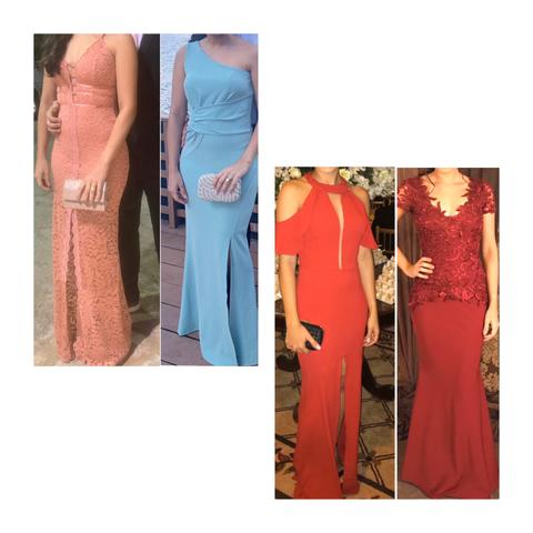 Vestidos longos de festa