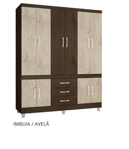 Guarda roupa 6 portas e 3 gavetas - Foto 4