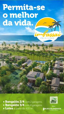 Casas 2 e 3 quartos Praia de Imbassaí pé na areia - Foto 5
