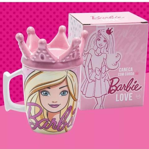 Caneca Barbie com coroa