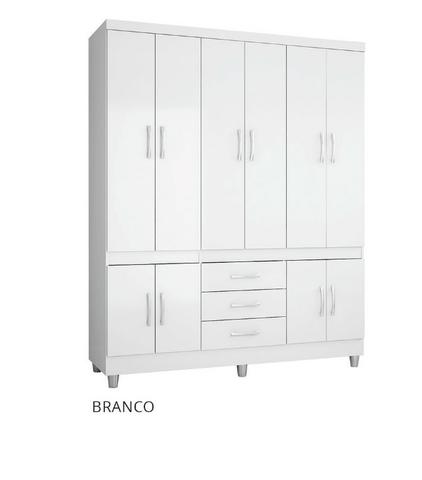 Guarda roupa 6 portas e 3 gavetas - Foto 3