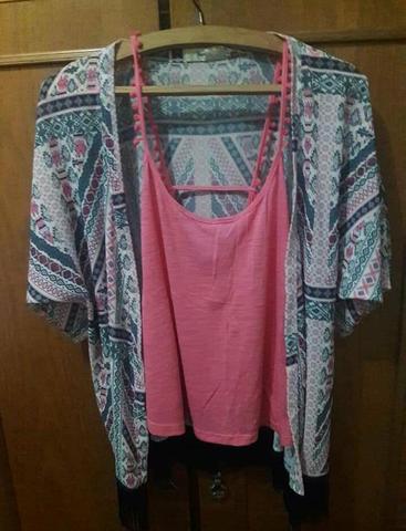 Kimono e blusinhas