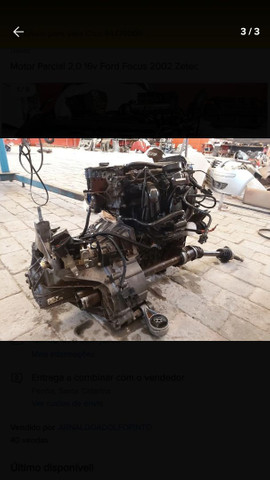 Motor zetec 2.0 16v gasolina - Foto 3