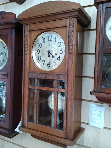 Relógio antigo carrilhão Junghans, Gustav Becker, Duas Setas, Reguladora - Foto 2