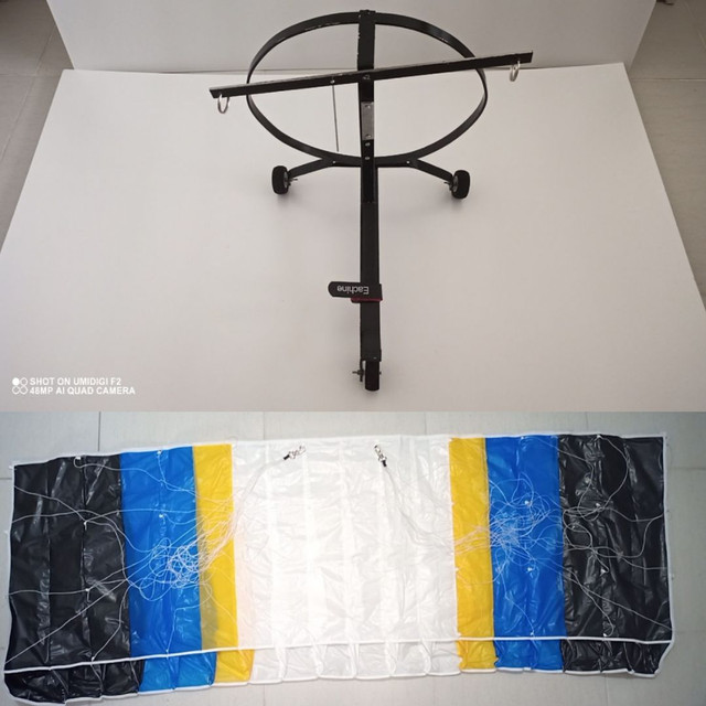 Aeromodelo Paramotor RC Paraglider RC Velame + Carrinho - Foto 2