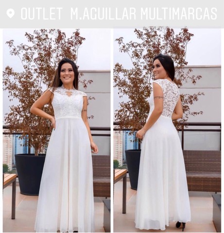 Vestido longo para casamento civil  - Foto 3