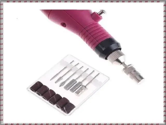 Lixadeira portátil elétrica para manicure - Foto 3