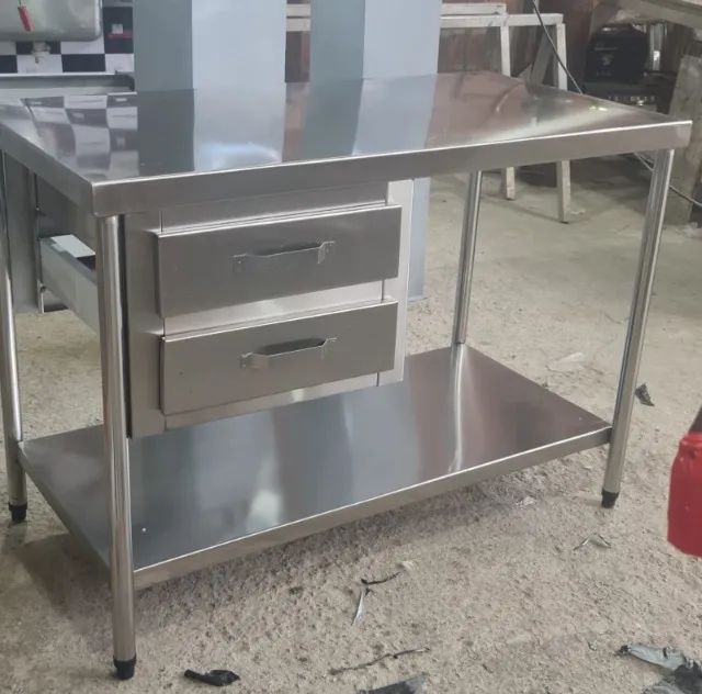 Mesa inoxidável bancada inox - Foto 4