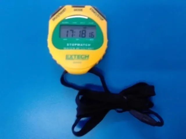Beleza de Relógio Cronômetro Novo resistente a água Extech Water Resistant Stopwatch