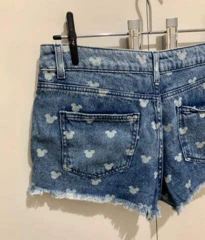 (TAM: 40) Short Jeans Mickey Disney - Foto 4