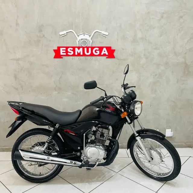 Honda Cg 125 Fan Ks 2012 Preta, KM Motos