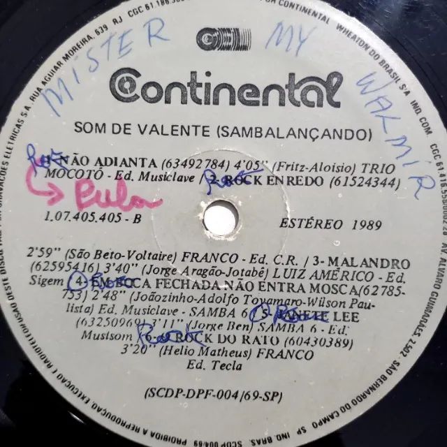 Disco Vinil LP Som de Valente Sambalançando - Foto 4